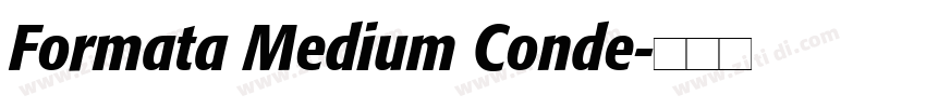 Formata Medium Conde字体转换 Formata Medium Conde字体转换